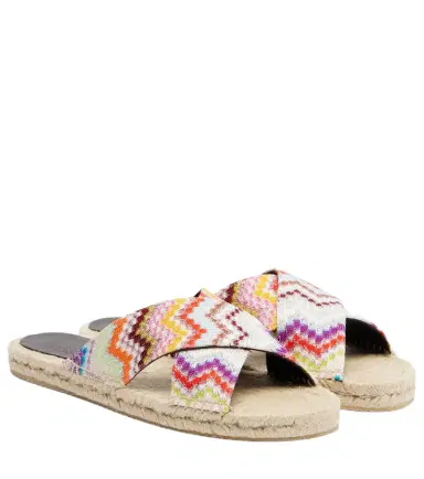 Missoni Harlow Zigzag lamé espadrille sandals | Thumbnail 1