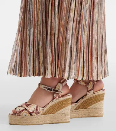 Missoni Carmen 110 lamé espadrille wedges | Thumbnail 5
