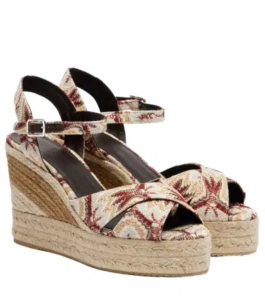 Missoni Carmen 110 lamé espadrille wedges | Thumbnail 1