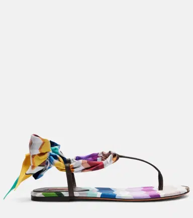 Missoni Dora twill sandals | Thumbnail 4