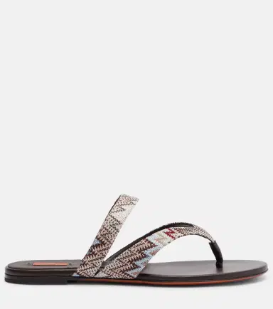 Missoni Luise Zigzag thong sandals | Thumbnail 3