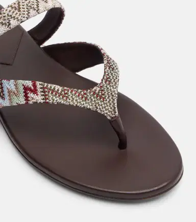 Missoni Luise Zigzag thong sandals | Thumbnail 4