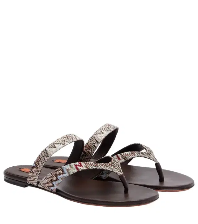 Missoni Luise Zigzag thong sandals