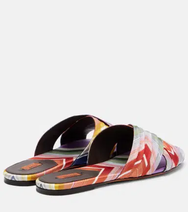 Missoni Ada Chevron twill slides | Thumbnail 3
