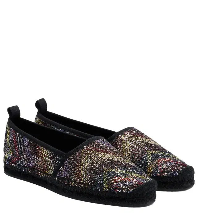 Missoni Elle sequined espadrilles