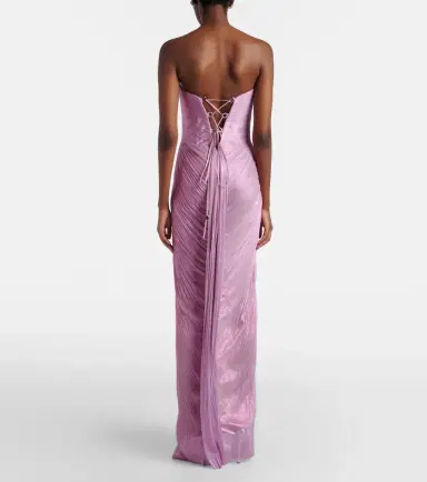 Maria Lucia Hohan Stephanie silk tulle bustier gown | Thumbnail 3 Maria Lucia Hohan Stephanie silk tulle bustier gown | Thumbnail 3