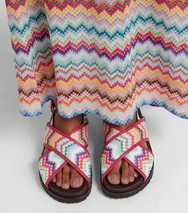Missoni Allan Zigzag sandals | Thumbnail 6