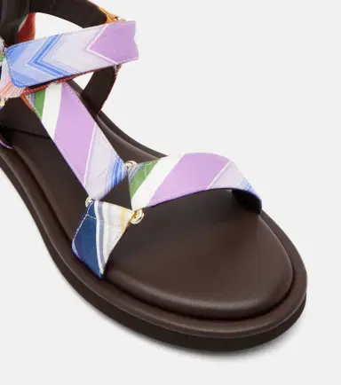 Missoni Maud Chevron twill sandals | Thumbnail 2