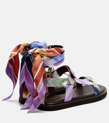 Missoni Maud Chevron twill sandals | Thumbnail 3