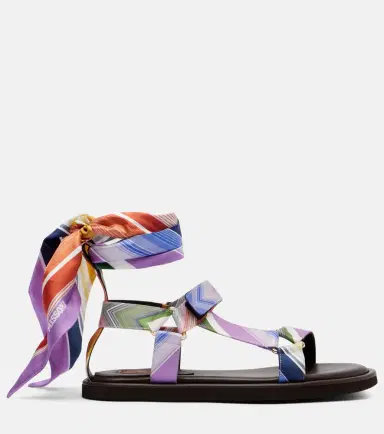 Missoni Maud Chevron twill sandals | Thumbnail 4