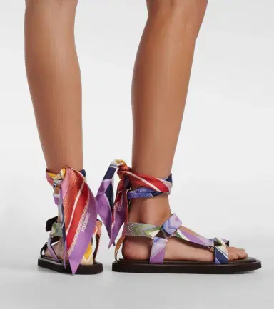 Missoni Maud Chevron twill sandals | Thumbnail 5