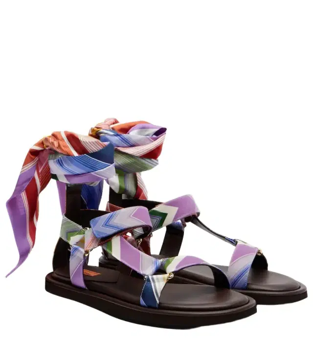Missoni Maud Chevron twill sandals