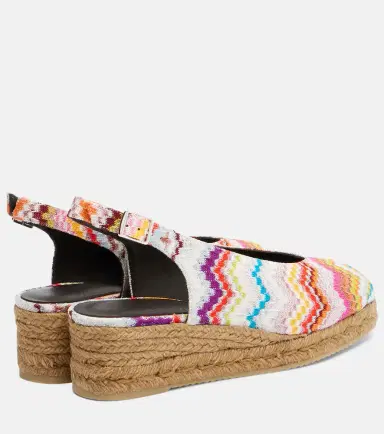 Missoni Joy 30 Zigzag lamé espadrille wedges | Thumbnail 2