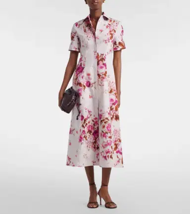 Erdem Floral cotton poplin shirt dress | Thumbnail 2