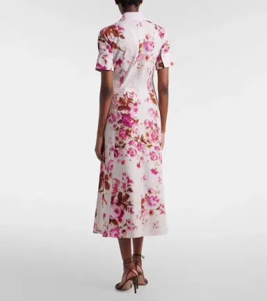 Erdem Floral cotton poplin shirt dress | Thumbnail 5