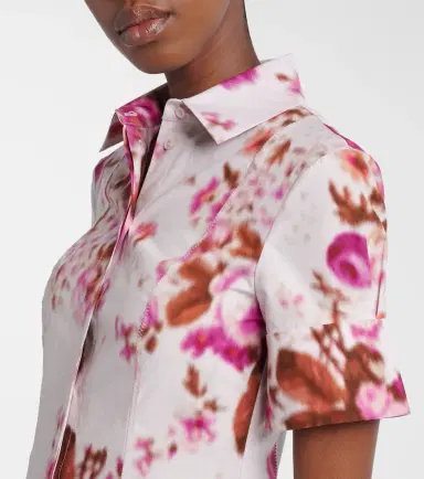 Erdem Floral cotton poplin shirt dress | Thumbnail 6