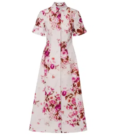 Erdem Floral cotton poplin shirt dress | Thumbnail 1