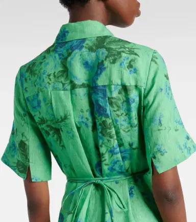 Erdem Floral linen shirt dress | Thumbnail 3