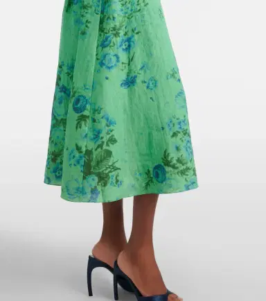 Erdem Floral linen shirt dress | Thumbnail 6