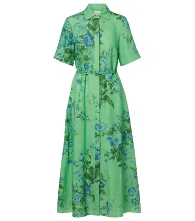 Erdem Floral linen shirt dress | Thumbnail 1