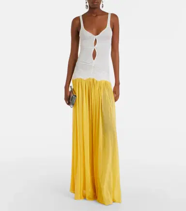 Christopher Esber Verner cutout lace-trimmed jersey maxi dress | Thumbnail 5