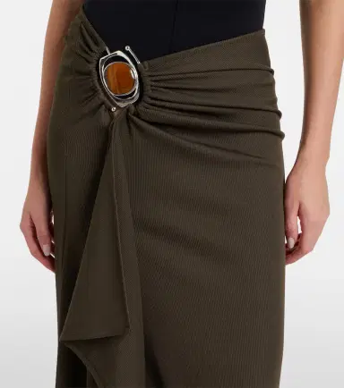 Christopher Esber Occhio embellished jersey maxi skirt | Thumbnail 6