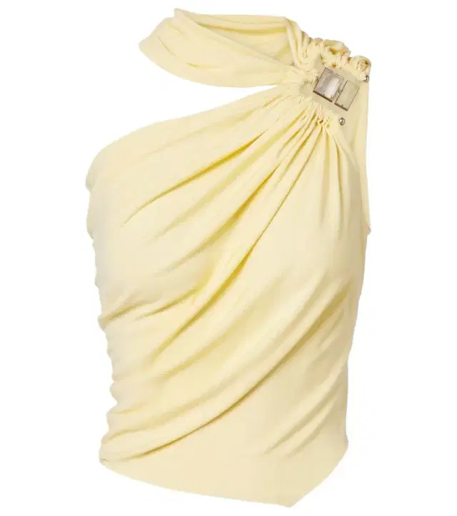 Gathered jersey top