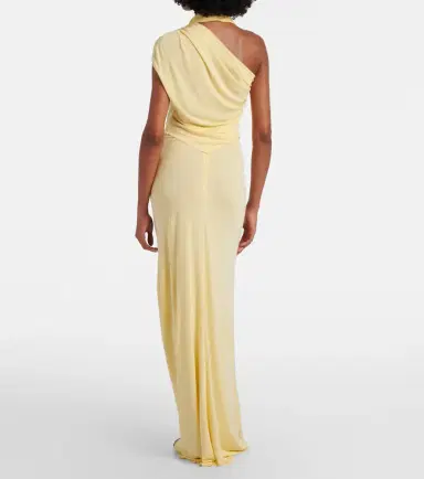 Christopher Esber Bezel Quartz gathered jersey maxi skirt | Thumbnail 5