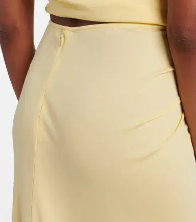Christopher Esber Bezel Quartz gathered jersey maxi skirt | Thumbnail 6