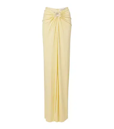 Christopher Esber Bezel Quartz gathered jersey maxi skirt | Thumbnail 1