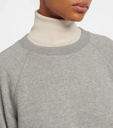 The Row Eulalia cotton and cashmere sweatshirt | Thumbnail 2