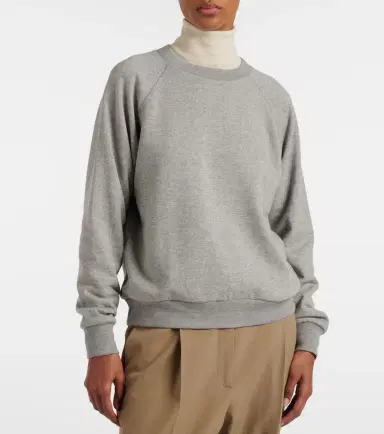 The Row Eulalia cotton and cashmere sweatshirt | Thumbnail 4