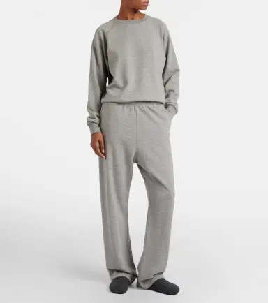 The Row Eulalia cotton and cashmere sweatshirt | Thumbnail 6