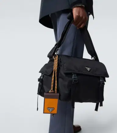 Prada Speedrock Re-Nylon card case with strap | Thumbnail 5