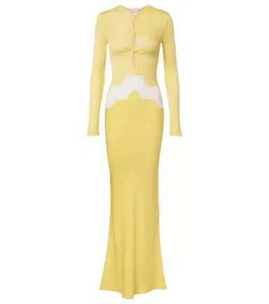 Christopher Esber Verner cutout lace-trimmed jersey maxi dress | Thumbnail 1
