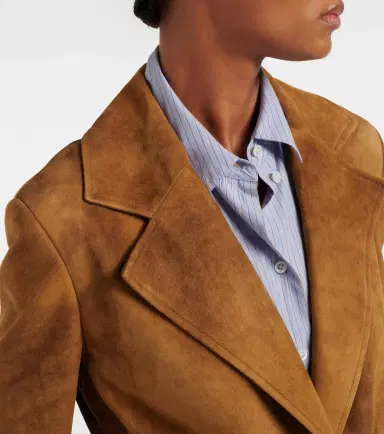 The Row Raisa suede coat | Thumbnail 3
