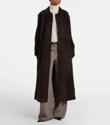The Row Kendra suede coat | Thumbnail 2