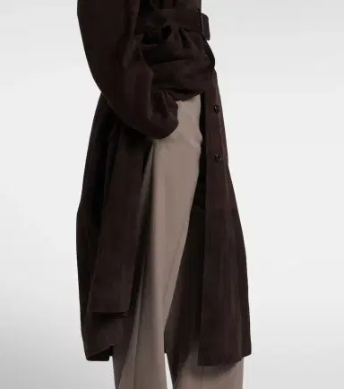 The Row Kendra suede coat | Thumbnail 4