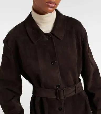 The Row Kendra suede coat | Thumbnail 7