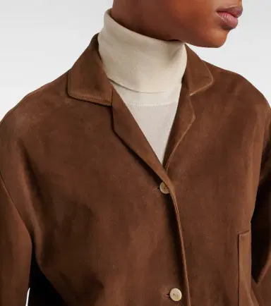 The Row Janine suede shirt | Thumbnail 2