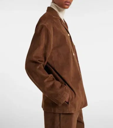 The Row Janine suede shirt | Thumbnail 5