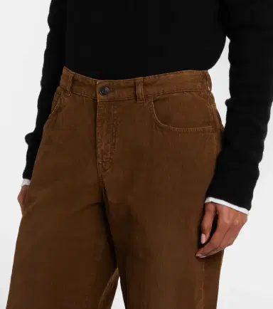 The Row Eglitta cotton corduroy wide-leg pants | Thumbnail 2 The Row Eglitta cotton corduroy wide-leg pants | Thumbnail 2
