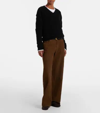 The Row Eglitta cotton corduroy wide-leg pants | Thumbnail 3 The Row Eglitta cotton corduroy wide-leg pants | Thumbnail 3