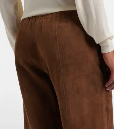 The Row Kenan suede bootcut pants | Thumbnail 2 The Row Kenan suede bootcut pants | Thumbnail 2