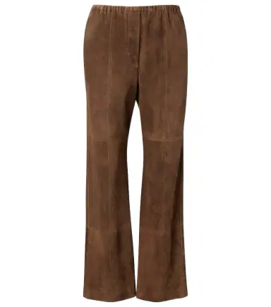 The Row Kenan suede bootcut pants | Thumbnail 1 The Row Kenan suede bootcut pants | Thumbnail 1