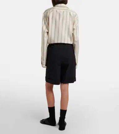 The Row Emiliano cotton shorts | Thumbnail 4