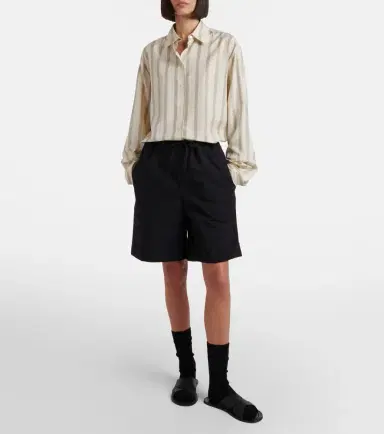 The Row Emiliano cotton shorts | Thumbnail 5