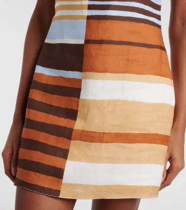 Cala de la Cruz Siela striped linen minidress | Thumbnail 4