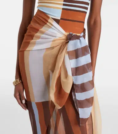 Cala de la Cruz Luana striped beach cover-up | Thumbnail 3