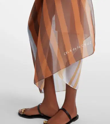 Cala de la Cruz Luana striped beach cover-up | Thumbnail 4